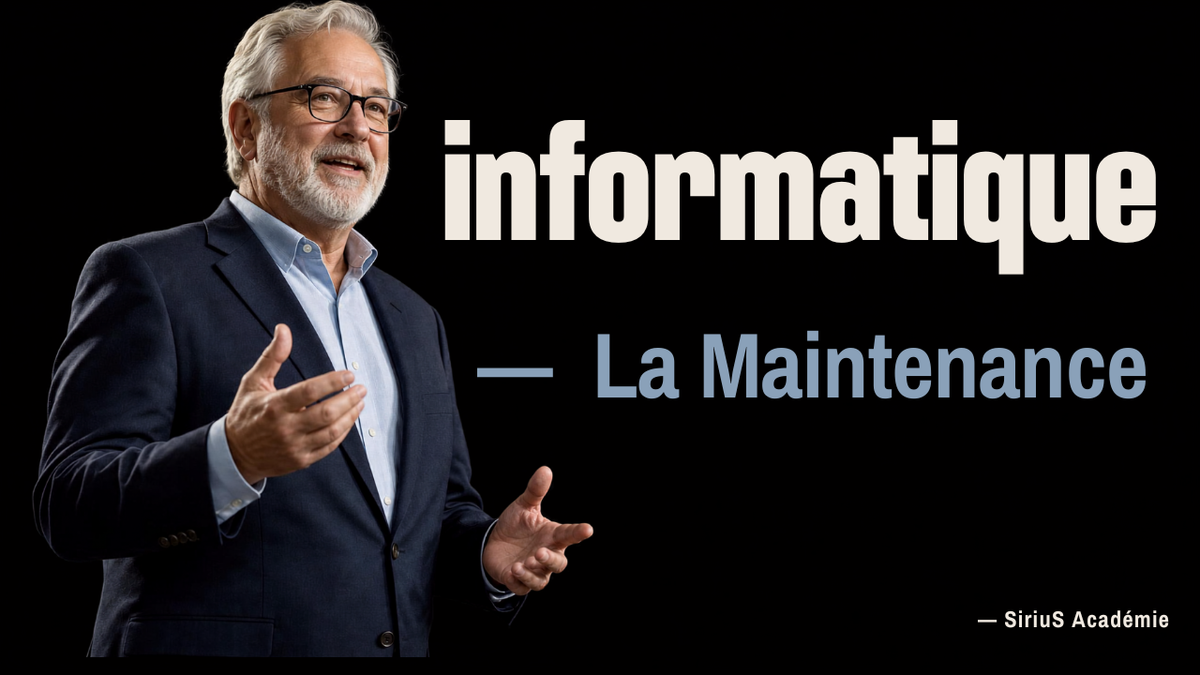 SiriuS Académie — Formation en Maintenance Informatique